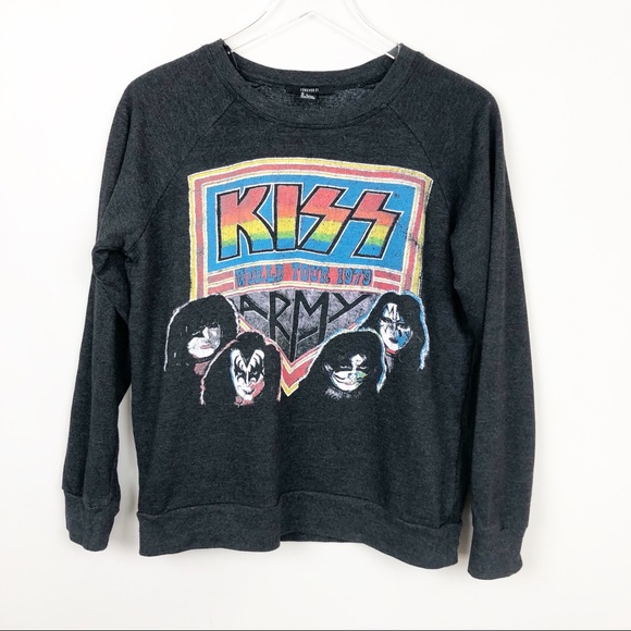 Forever 21 Tops - Forever 21 | KISS Sweatshirt Band Graphic Rock Top